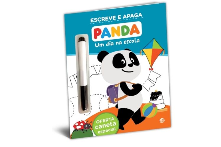 Panda - Um Dia na Escola: Livro de Atividades com Oferta de Caneta Especial