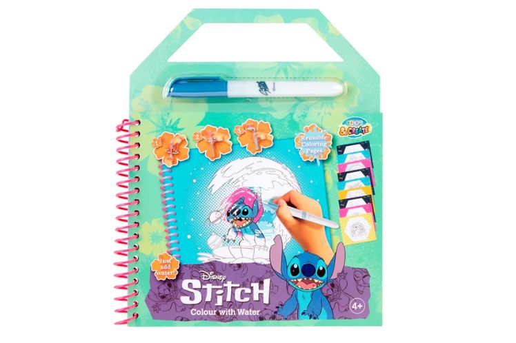 Stitch - Livro para pintar com caneta de água